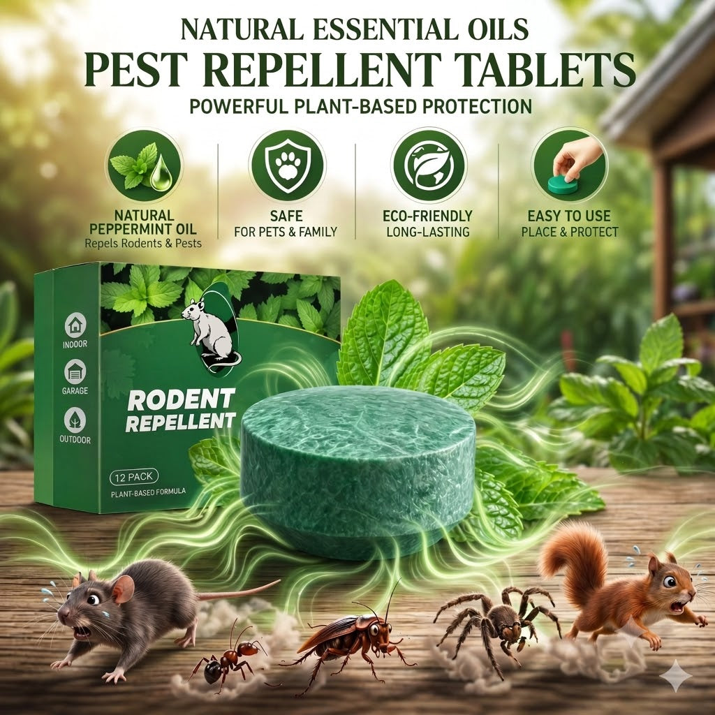 Mouse & Rat Repellent Balls.Safe for Pets & Kids