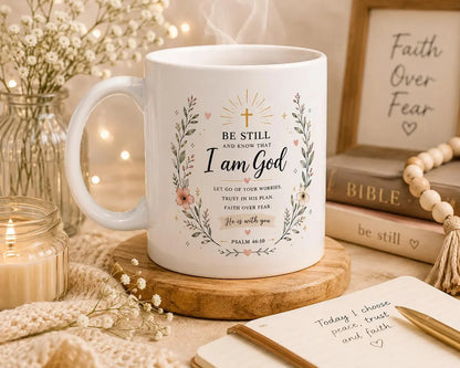Christian Mug - Be Still And Know That I Am God