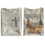 As the Deer Pants for Water – Christian Bible Verse T-Shirt