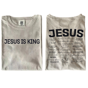Jesus Is King Christian Tee