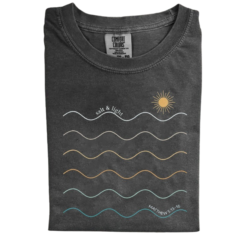 Salt & Light Christian T-Shirt – Matthew 5:13-16 Minimalist Faith Tee